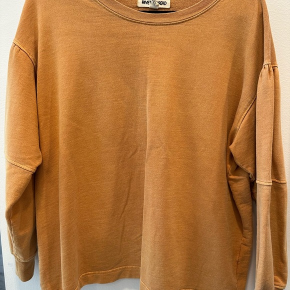Madewell Rivet & Thread balloon sleeve sweatshirt size medium - Picture 2 of 3